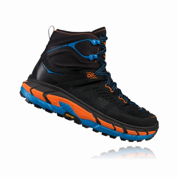 Hoka One One Tor Ultra Hi Hiking Boots Mens Dark Grey / Orange